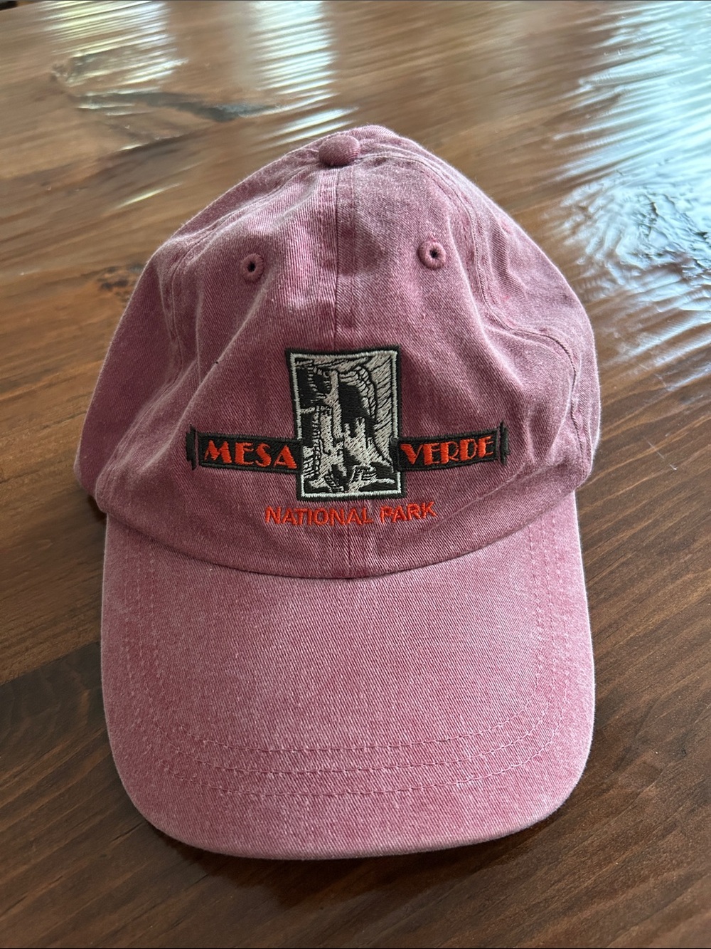 OTTO Vintage Pink Mesa Verde National Park Embroidered Cap